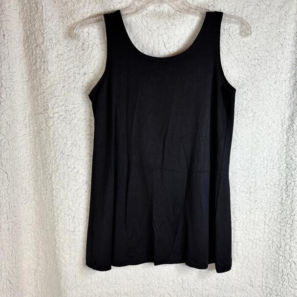 A'nue Miami A Line Tank Stretchy Black Women's Size Petite Small Made in USA NWT - Picture 2 of 12